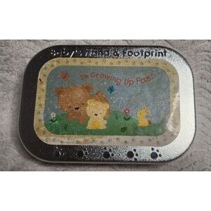 NEW Child of Mine Baby's Hand & Foot KEEPSAKE Plaster Kit w/Growth Chart & Stand